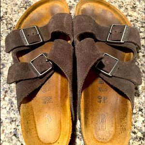 Soft footbed Birkenstocks size 40 regular